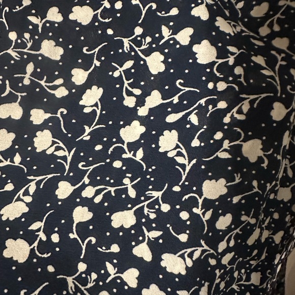 Navy, off shoulder, high low dress - Picture 3 of 5